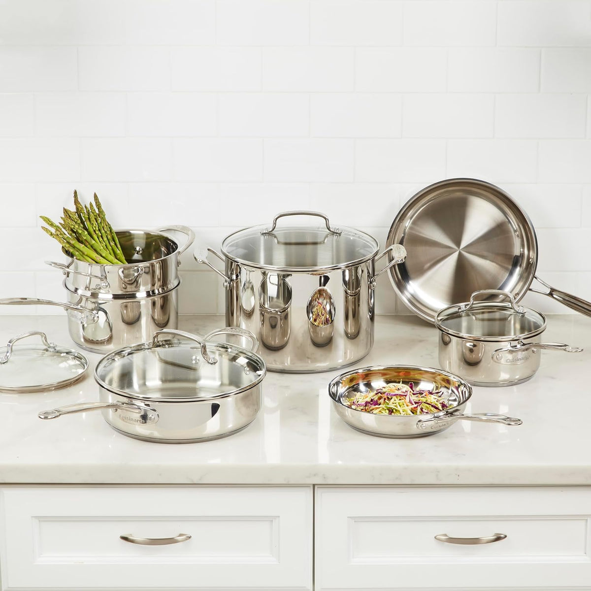 Cuisinart Chef's Classic 11-Piece Stainless Steel Cookware Set