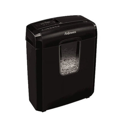 Fellowes Powershred 6C Cross-Cut Shredder - Black