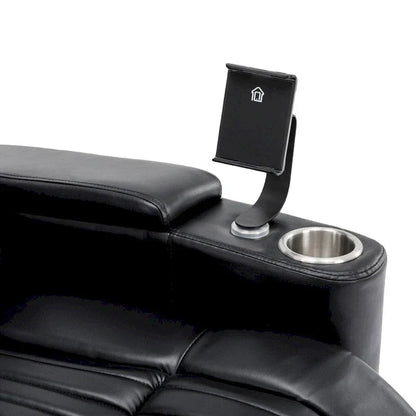 Power Home Theater Recliner Chair, 34.6 D x 38.2 W x 41.4 H, 110-160 Recline, 270 Swivel