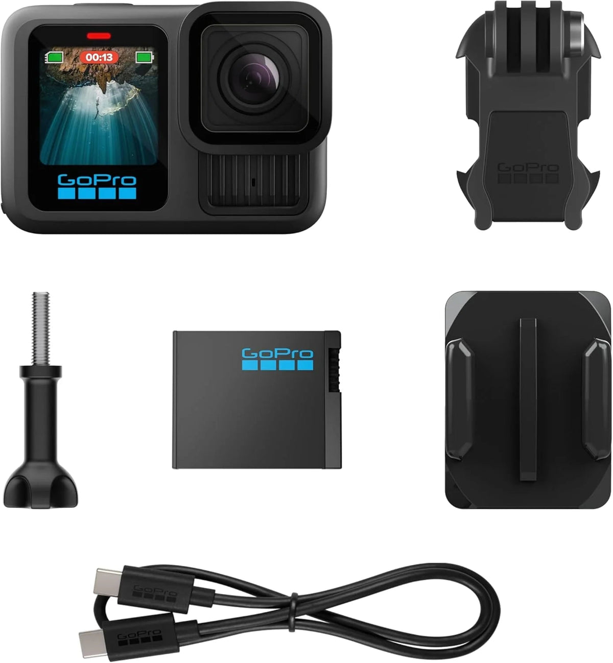 Action Camera 5.3K 60FPS Video 27MP Photos - H13