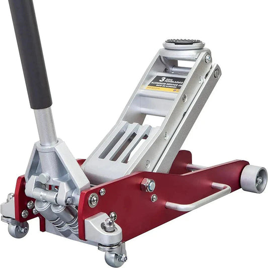 Torin Low Profile Aluminum Floor Jack, 3 Ton Capacity - Big Red