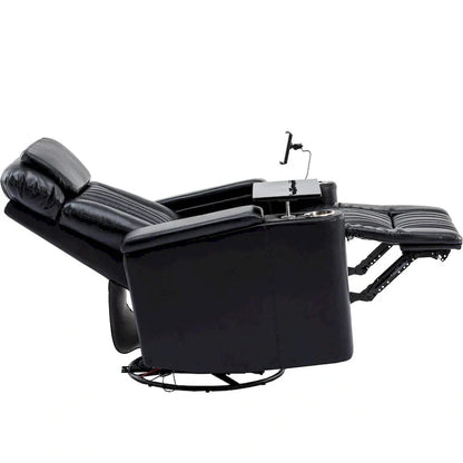 Power Home Theater Recliner Chair, 34.6 D x 38.2 W x 41.4 H, 110-160 Recline, 270 Swivel