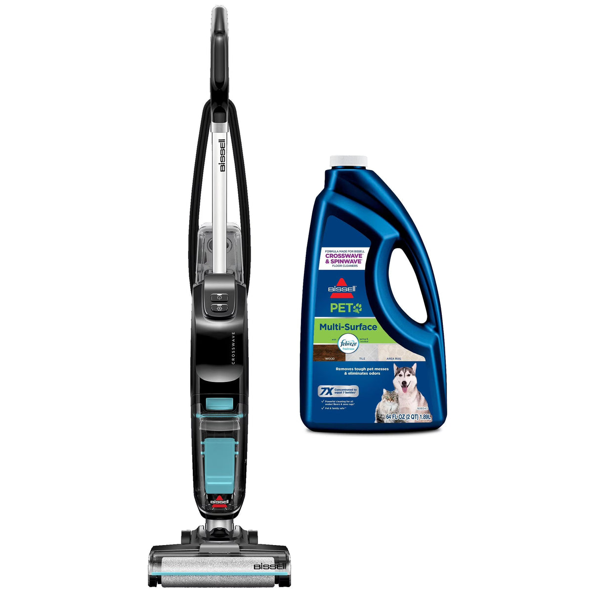 BISSELL CrossWave Hard Floor Expert Corded Wet Dry Vacuum Cleaner - 3831