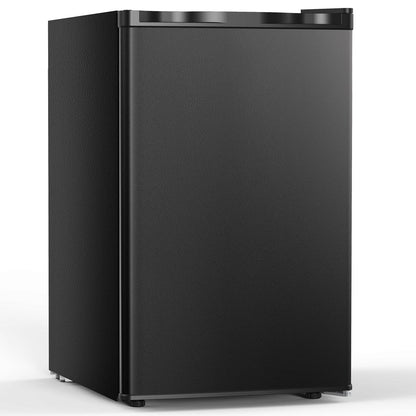 KNDKO 3.2Cu.ft Upright Freezer With Removable Shelves And Adjustable Thermostat - Silver