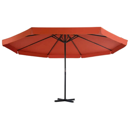 vidaXL Garden Parasol, Azure Blue Polyester With PA Coating, 196.9in x 118.1in
