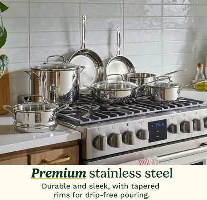 Cuisinart Chef's Classic 11-Piece Stainless Steel Cookware Set