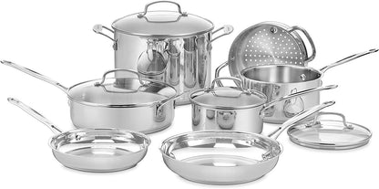 Cuisinart Chef's Classic 11-Piece Stainless Steel Cookware Set