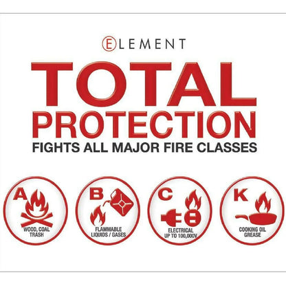 ELEMENT E50 Fire Extinguisher, 50 Second Discharge - 40050