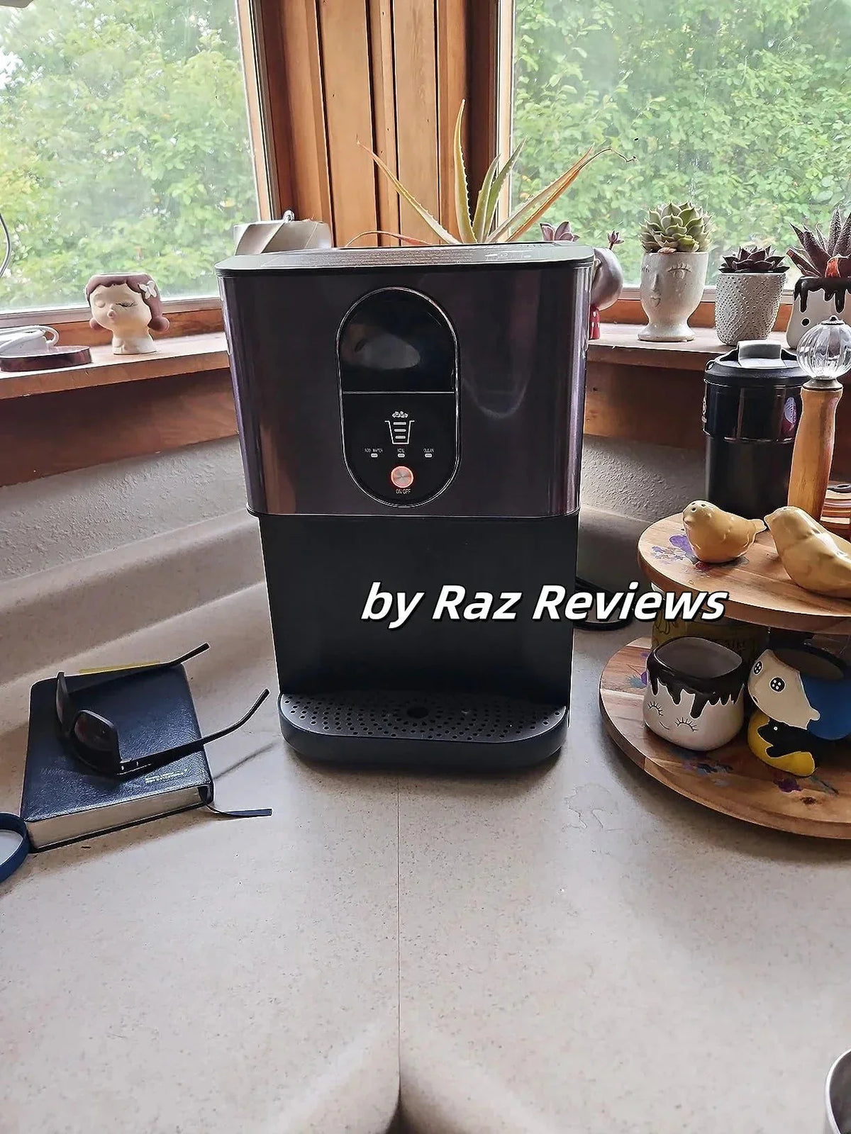 COWSAR Countertop Nugget Ice Maker, 44 lbs/24H - Z5820DN