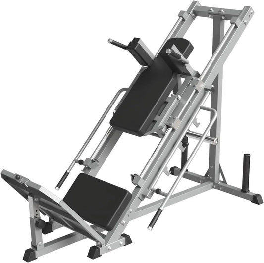2-In-1 Leg Press And Hack Squat Machine With Linear Bearing - 45-Degree