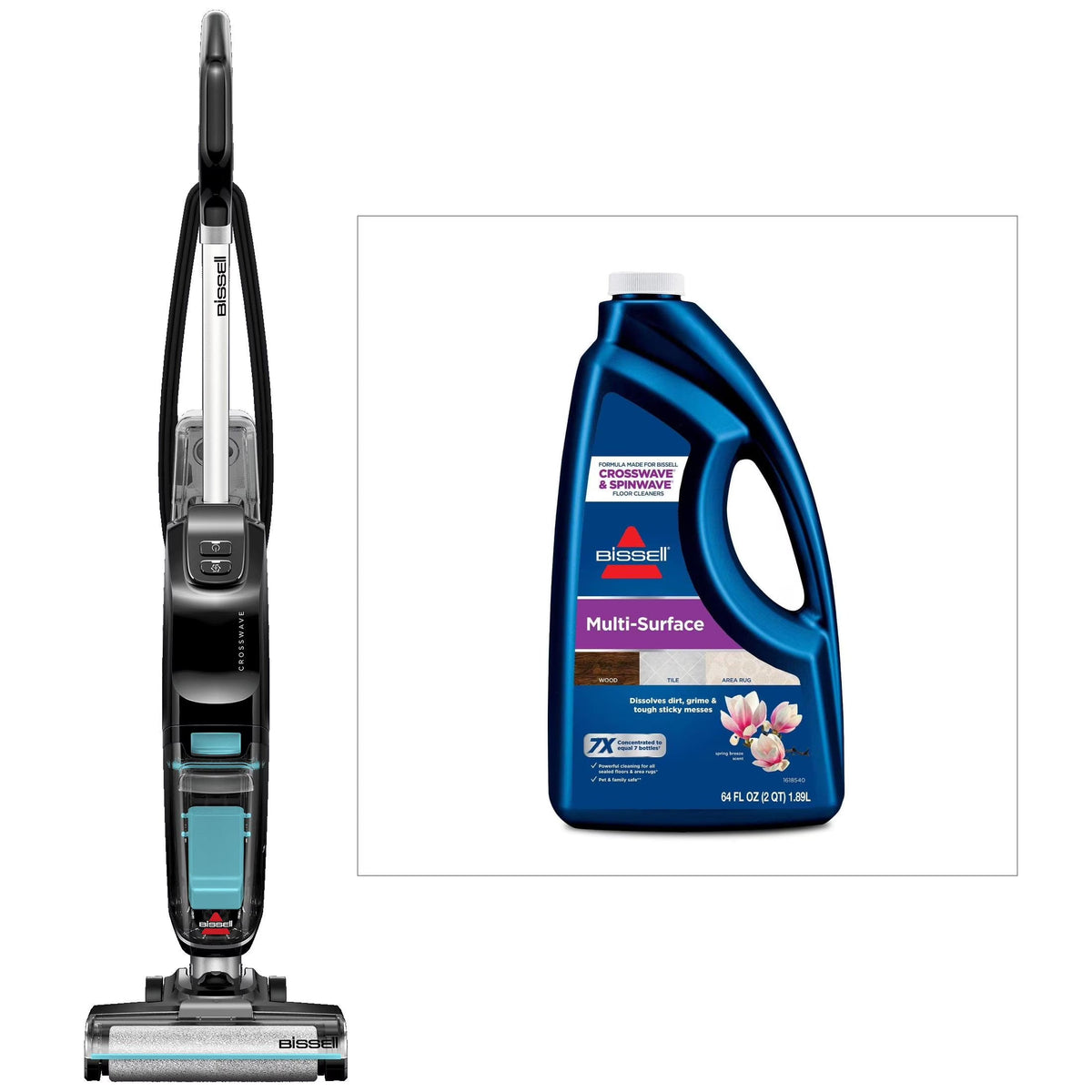 BISSELL CrossWave Hard Floor Expert Corded Wet Dry Vacuum Cleaner - 3831