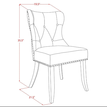 HomeStock 5-Piece Dinette Set, Cement Table, Limelight Linen Chairs, Distressed Jacobean Legs - Baroque Bonanza