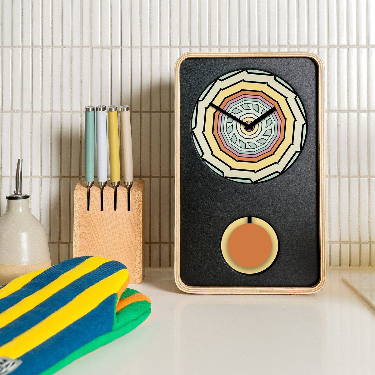 Klydoclock Digital Animation Desk Clock, 11.8h X 7.2w X 3.25d