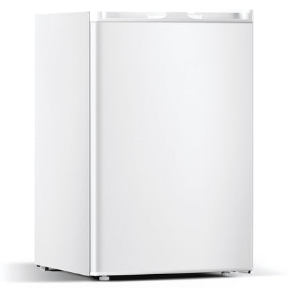 KNDKO 3.2Cu.ft Upright Freezer With Removable Shelves And Adjustable Thermostat - Silver