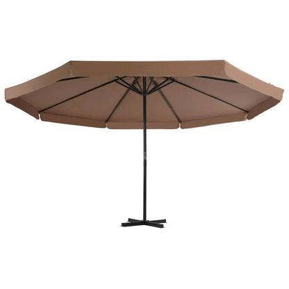 vidaXL Garden Parasol, Azure Blue Polyester With PA Coating, 196.9in x 118.1in