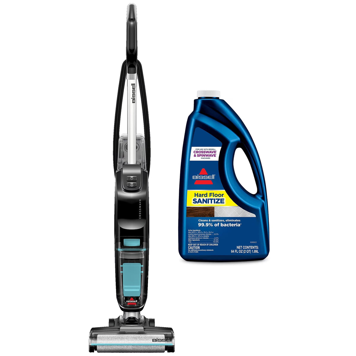 BISSELL CrossWave Hard Floor Expert Corded Wet Dry Vacuum Cleaner - 3831